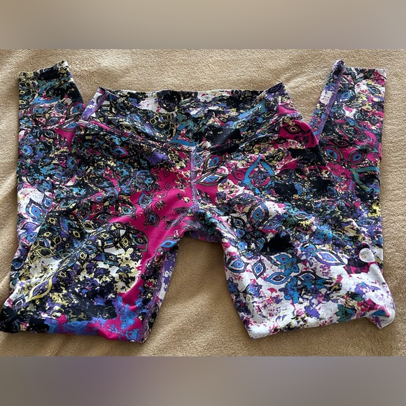 Dona Jo Leggings Activewear Size 2 - Picture 1 of 5